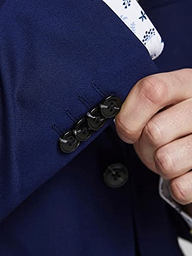 Jack & Jones Men's Jprblafranco Business Suit Pants Set, Medieval Blue, 40 UK