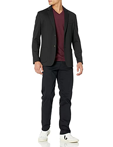 Amazon Essentials Men's Straight-Fit Jean, Black, 34W / 28L