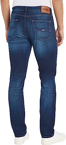 Tommy Jeans Men's Ryan Rlxd Strght Asdbs Jeans, Aspen Dark Blue Stretch, 36W / 32L
