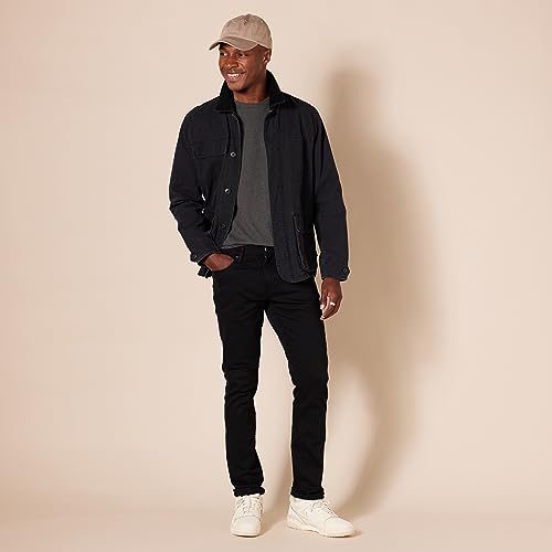 Amazon Essentials Men's Skinny-fit Jeans, Black, 38W / 29L