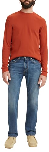 Levi's Men's 505 Regular Fit Jeans, Glowing, 38W / 32L