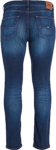 Tommy Jeans Men's Ryan Rlxd Strght Asdbs Jeans, Aspen Dark Blue Stretch, 36W / 32L