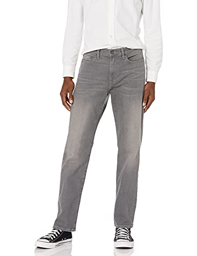 Amazon Essentials Men's Straight-Fit Jean (Previously Goodthreads), Grey, 30W / 28L