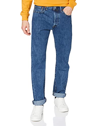 Levi's Men's 501® Original Fit Jeans Stonewash, 34W / 32L
