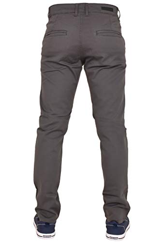 Enzo Men EZ348 Chino Jeans Grey 34L