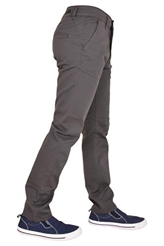 Enzo Men EZ348 Chino Jeans Grey 34L