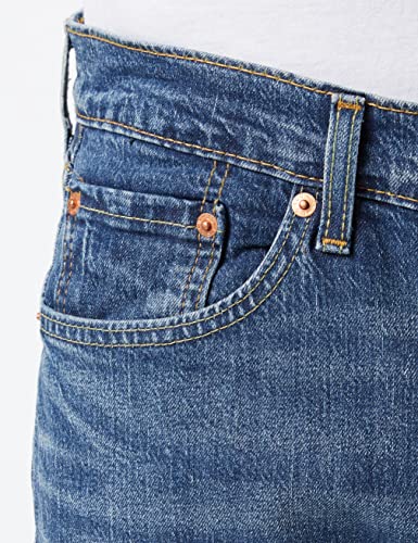 Levi's Men's 505 Regular Fit Jeans, Glowing, 38W / 32L