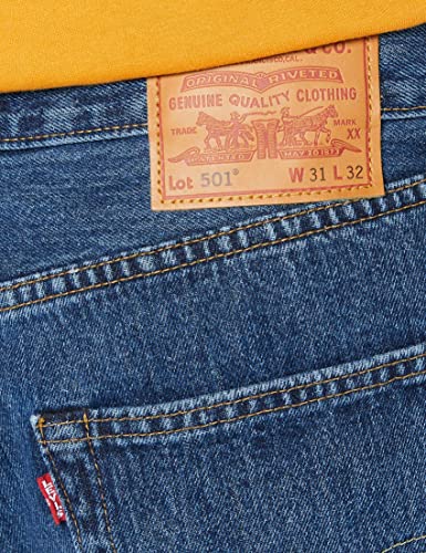 Levi's Men's 501® Original Fit Jeans Stonewash, 34W / 32L