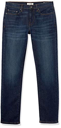 Amazon Essentials Men's Comfort Stretch Straight Slim-Fit Jean (Previously Goodthreads), Dark Blue Vintage, 40W / 29L