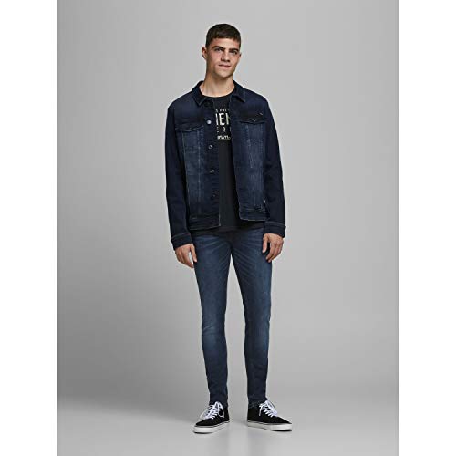 Jack & Jones Men's Jjiliam Jjoriginal Agi 004 Noos Skinny Jeans, Blue (Blue Denim Blue Denim), 32W / 32L