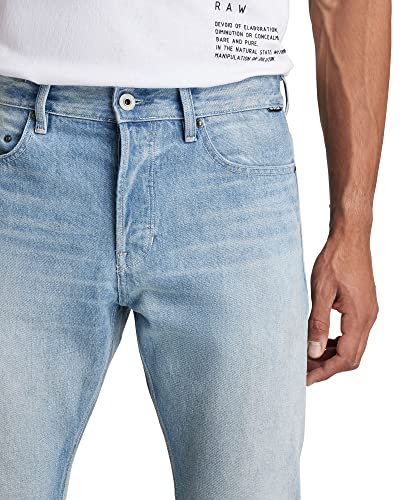 G-STAR RAW Men's Triple A Regular Straight Jeans, Blue (vintage electric blue D19161-C967-D125), 32W / 32L