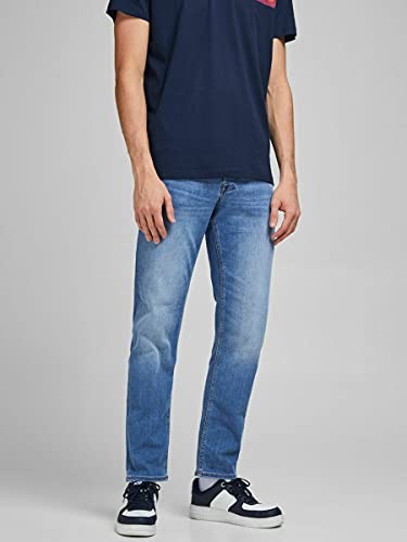 JACK & JONES Mens Mike Original 814 Jeans - Blue Denim - 34R