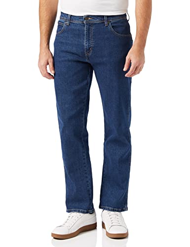 Wrangler Men's Slim Fit Jeans, Blue (Darkstone), 36W / 32L