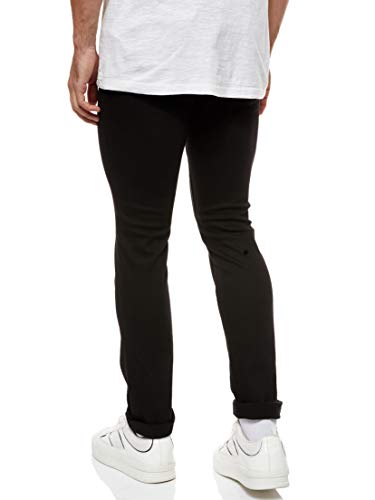 Jack & Jones Men's Jjiglenn Jjfelix Am 046 50 Sps Noos Slim Jeans, Black Denim, 36W 32L UK