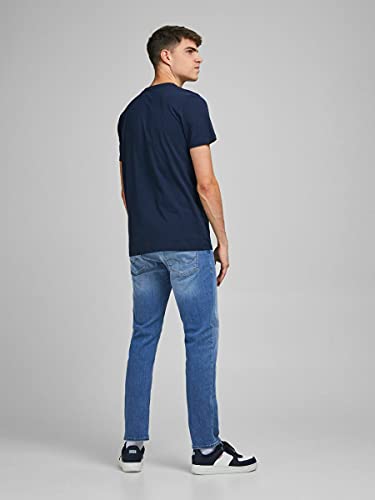 JACK & JONES Mens Mike Original 814 Jeans - Blue Denim - 34R