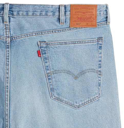 Levi's Men's 501 Original Fit Big & Tall Jeans, Stretch It Out, 42W / 34L