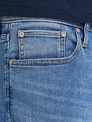 JACK & JONES Mens Mike Original 814 Jeans - Blue Denim - 34R