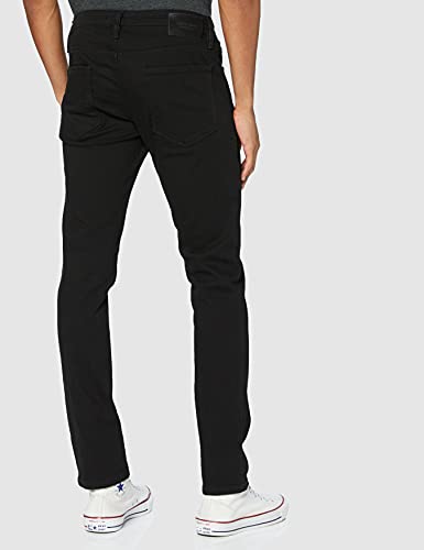 Jack & Jones Men's Jjiglenn Jjfelix Am 046 50 Sps Noos Slim Jeans, Black Denim, 36W 32L UK