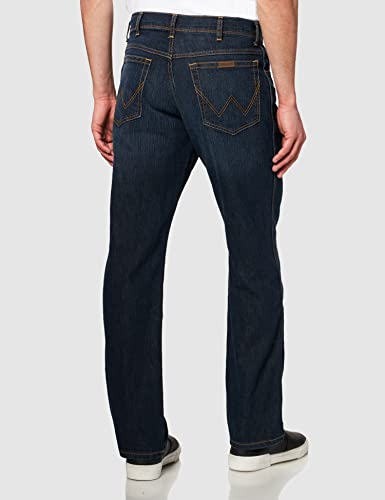 Wrangler Men's Regular Fit Jeans, Blue (Darkstone), 38W / 30L