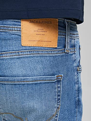 JACK & JONES Mens Mike Original 814 Jeans - Blue Denim - 34R