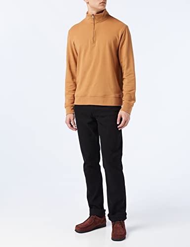 Wrangler Men's Authentic Regular Jeans, Black Rinse, 34W / 30L