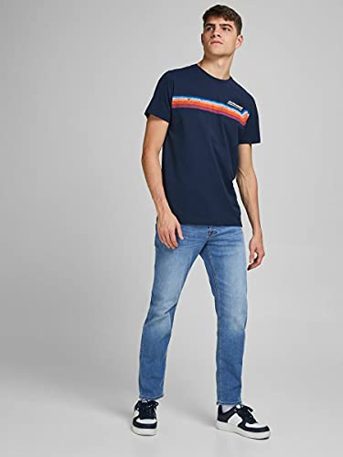 JACK & JONES Mens Mike Original 814 Jeans - Blue Denim - 34R