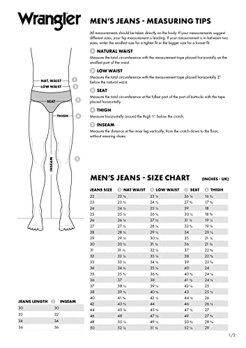 Wrangler Men's Regular Fit Jeans, Blue (Darkstone), 38W / 30L