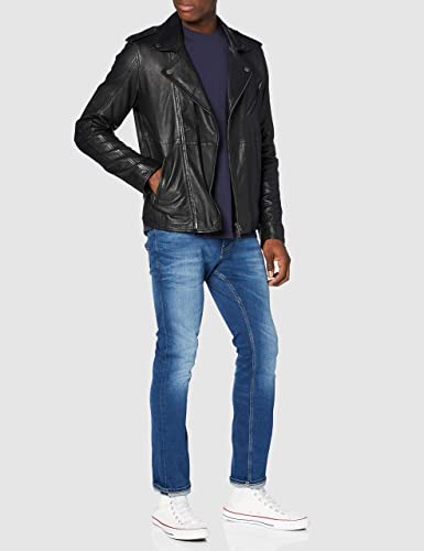 TOMMY JEANS Men's Scanton Slim Wmbs Jeans, Wilson Mid Blue Stretch, 32W / 32L