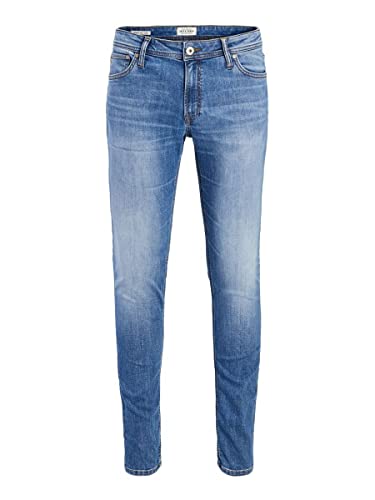 JACK & JONES Mens Mike Original 814 Jeans - Blue Denim - 34R