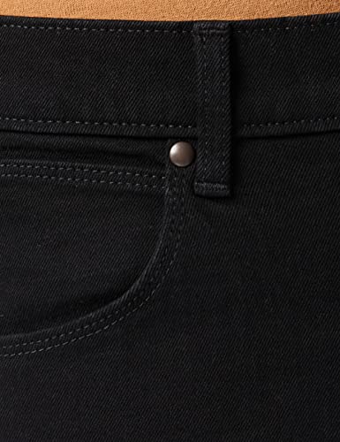 Wrangler Men's Authentic Regular Jeans, Black Rinse, 34W / 30L