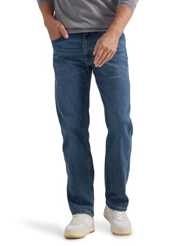 Wrangler Authentics Men's Classic Comfort-Waist Jean, Blue Ocean, 36W x 30L