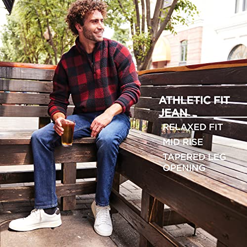 Wrangler Authentics Men's Athletic Fit Stretch Jean, Baker, 40W x 30L