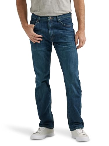 Wrangler Authentics Men's Authentics Mens Classic Regular-fit Jeans, Twilight Flex, 34W 30L UK
