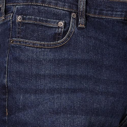 Amazon Essentials Men's Athletic-Fit Jean, Dark Wash, 34W / 32L