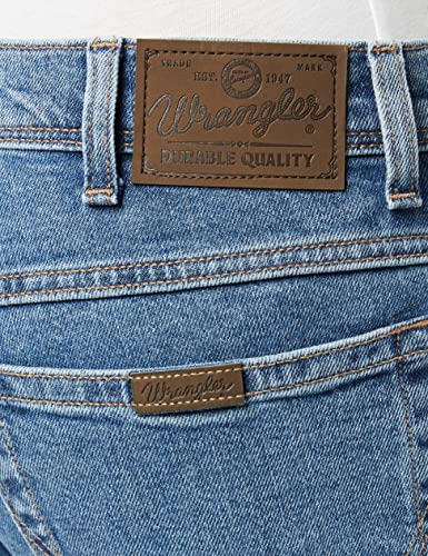Wrangler Men's Slim Fit Jeans, Blue (Stonewash), 38W / 32L