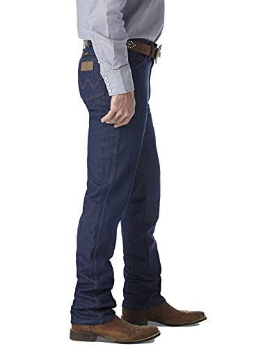 Wrangler Men's Cowboy Cut Slim Fit Jean, Rigid Indigo, 32W / 30L