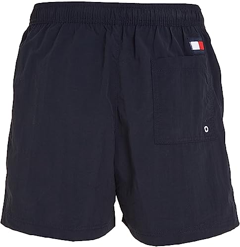 Tommy Hilfiger Men SF Medium Drawstring Swimming Trunks Long, Blue (Desert Sky), L