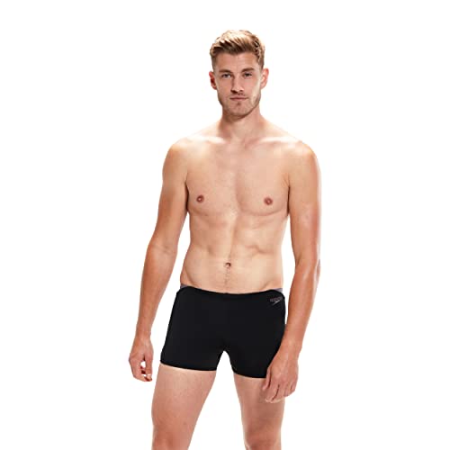 Speedo Men's Hyper Boom Splice I Aquashort, Black/Dove Grey, 32