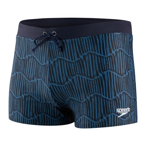 Speedo Men's Valmilton Aquashort, True Navy/Dark Petrol, 34