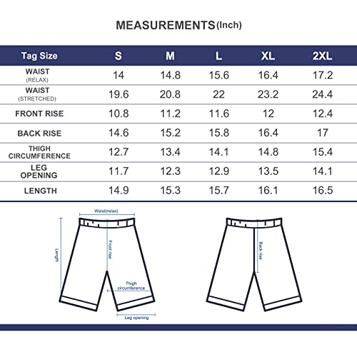 Danfiki Mens Swim Shorts Swimming Trunks Quick Dry Beach Shorts Surfing Shorts with Mesh Lining Gradient Color Green