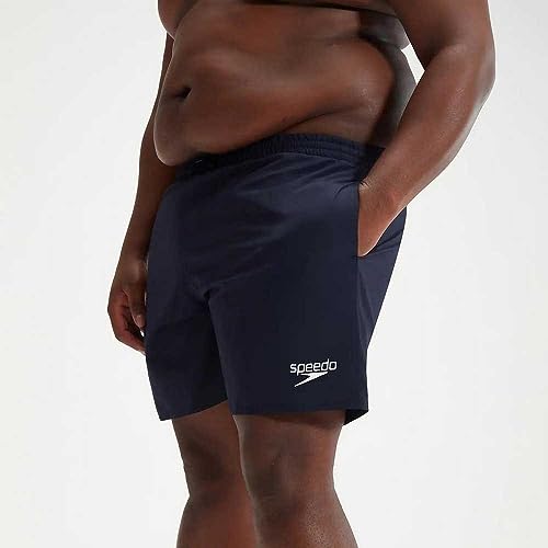 Speedo Men's Plus Size Essential 16" Watershort, True Navy, 3XL
