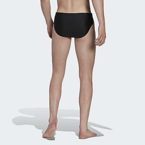 adidas HT2063 3STRIPES Trunk Swimsuit Men's Black/White Size L