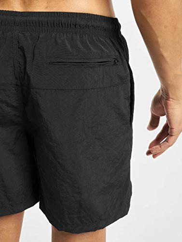Urban Classics Men's Block Swim Shorts Trunks, Blk/Blk, 4XL