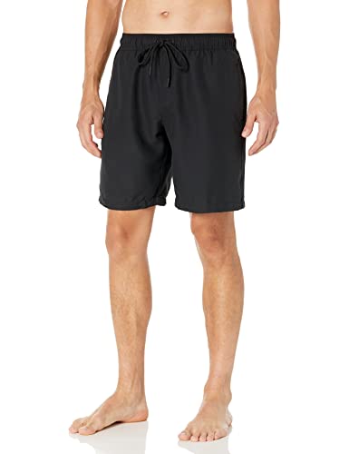 Amazon Essentials Men's 9" Quick-Dry Swimming Trunks, Black, S