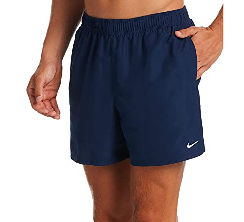 NIKE Men's 5 Volley Short Swimsuit, Midnight Navy Blue, L UK