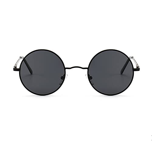 JoXiGo Sunglasses Mens Women Polarised UV400 Protection - Retro Round Classic Metal Frame