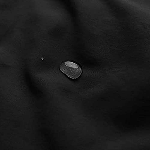 JustSun Mens Swimming Shorts with Zip Pockets Swim Board Shorts Quick Dry Beach Shorts Swim Trunks Surf Shorts Mesh Lining Black Medium