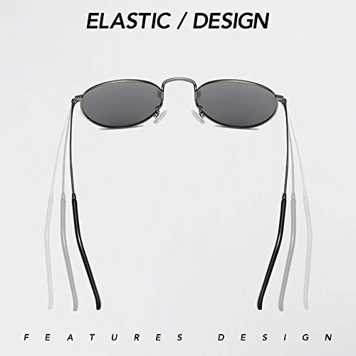 kennifer Unisex Round Sunglasses, Polarized UV400 Protection Circle Retro Steampunk Sun Glasses for Men and Women