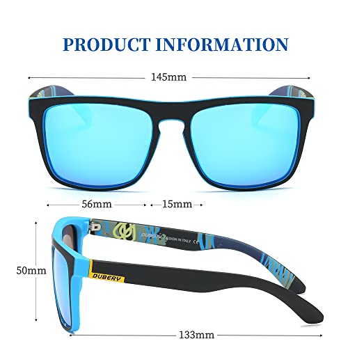 HGDGears Polarized Sunglasses for Men Women Driving Cycling Fishing Retro Sun Glasses UV Protection