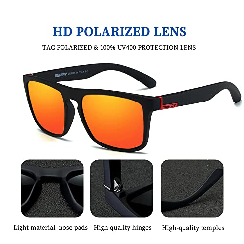 HGDGears Polarized Sunglasses for Men Women Driving Cycling Fishing Retro Sun Glasses UV Protection
